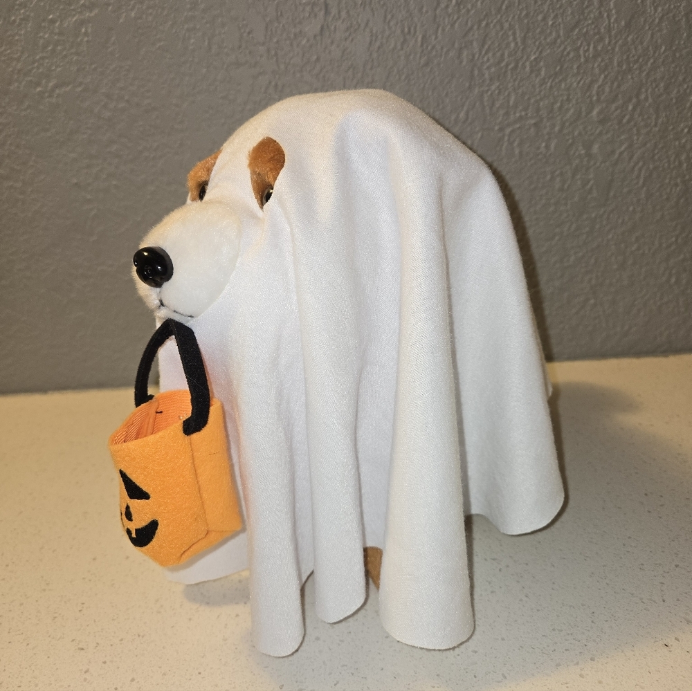 Ghost Dog Halloween Decor Toy Cracker Barrel HTF RARE Battery Operated Music